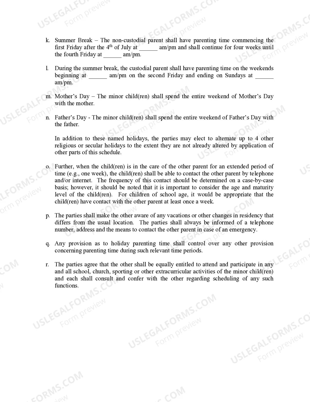 Preview Michigan Judicial Circuit Court - Order Regarding Custody, Parenting Time (Visitation) and Child Support - Sole Physical Custody with Supervised Visitation