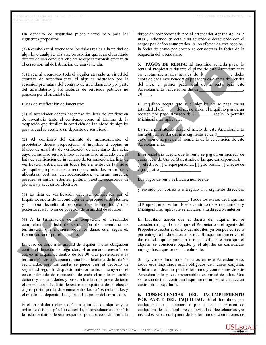 Preview Contrato de arrendamiento de alquiler residencial