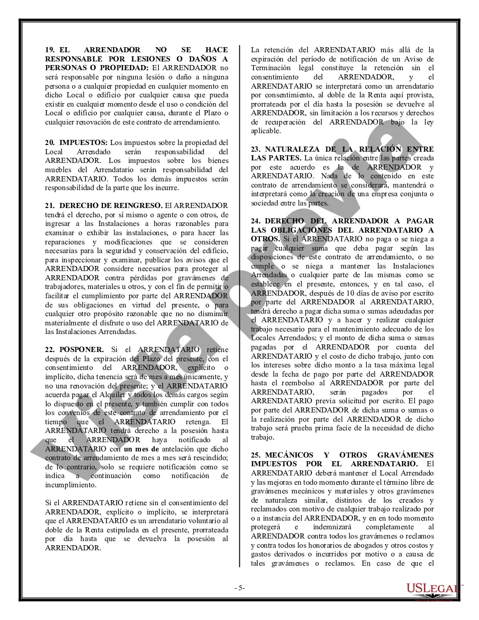 Preview Arrendamiento de edificio o espacio comercial