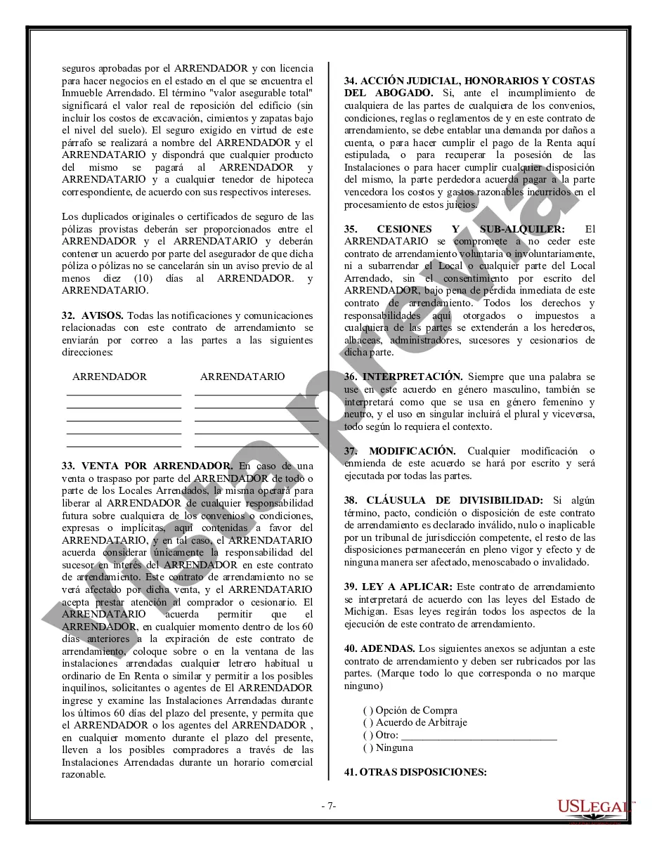 Preview Arrendamiento de edificio o espacio comercial