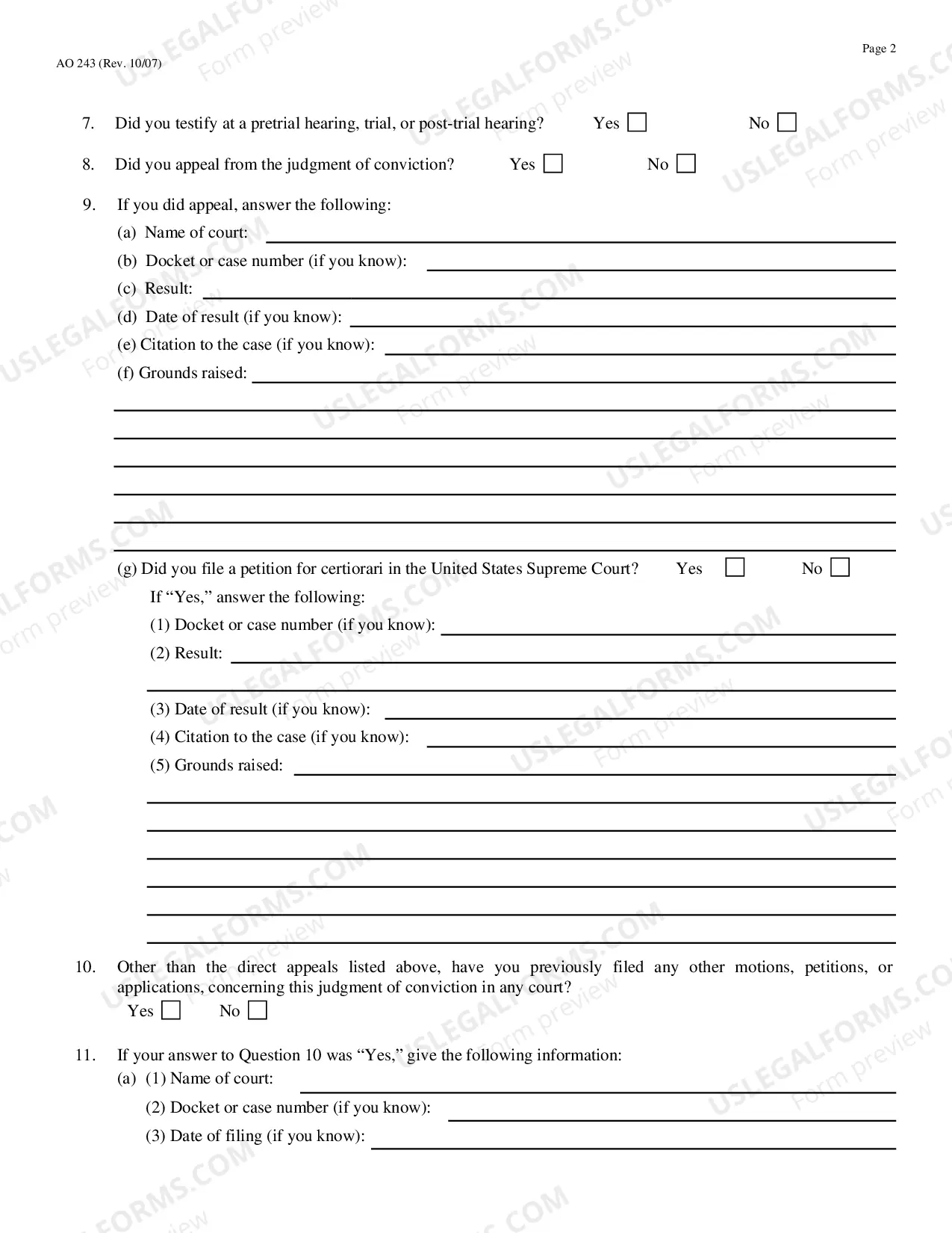 Preview Motion under 28 U.S.C. 2255 to Vacate, Set Aside, or Correct Sentence by a Person in Federal Custody