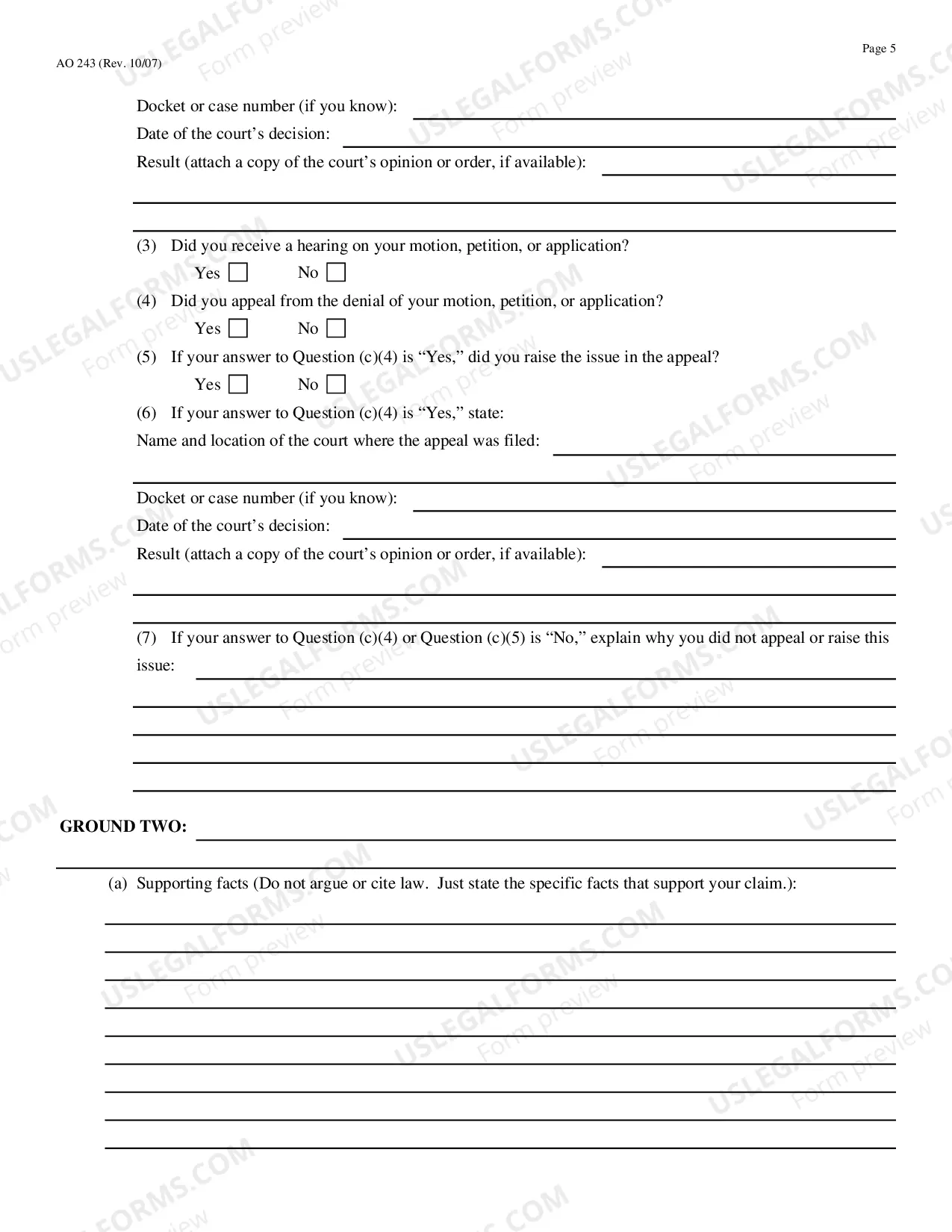 Preview Motion under 28 U.S.C. 2255 to Vacate, Set Aside, or Correct Sentence by a Person in Federal Custody