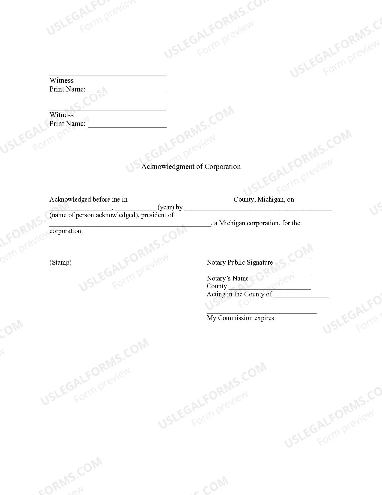 Preview Bill of Sale without Warranty by Corporate Seller