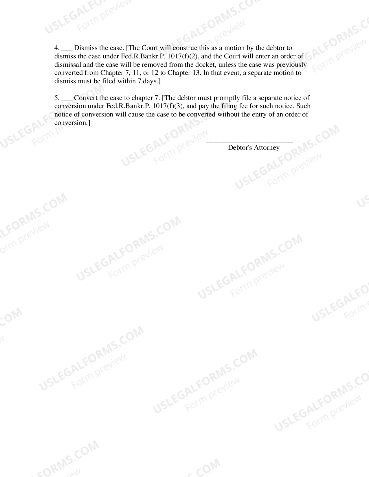 Preview Debtors Chapter 13 Confirmation Hearing Certificate