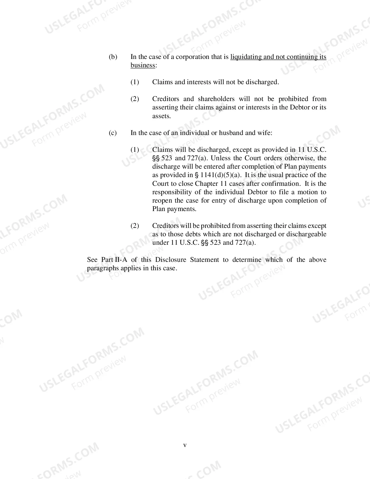 Preview Combined Plan and Disclosure Statement - Judge Oxholm