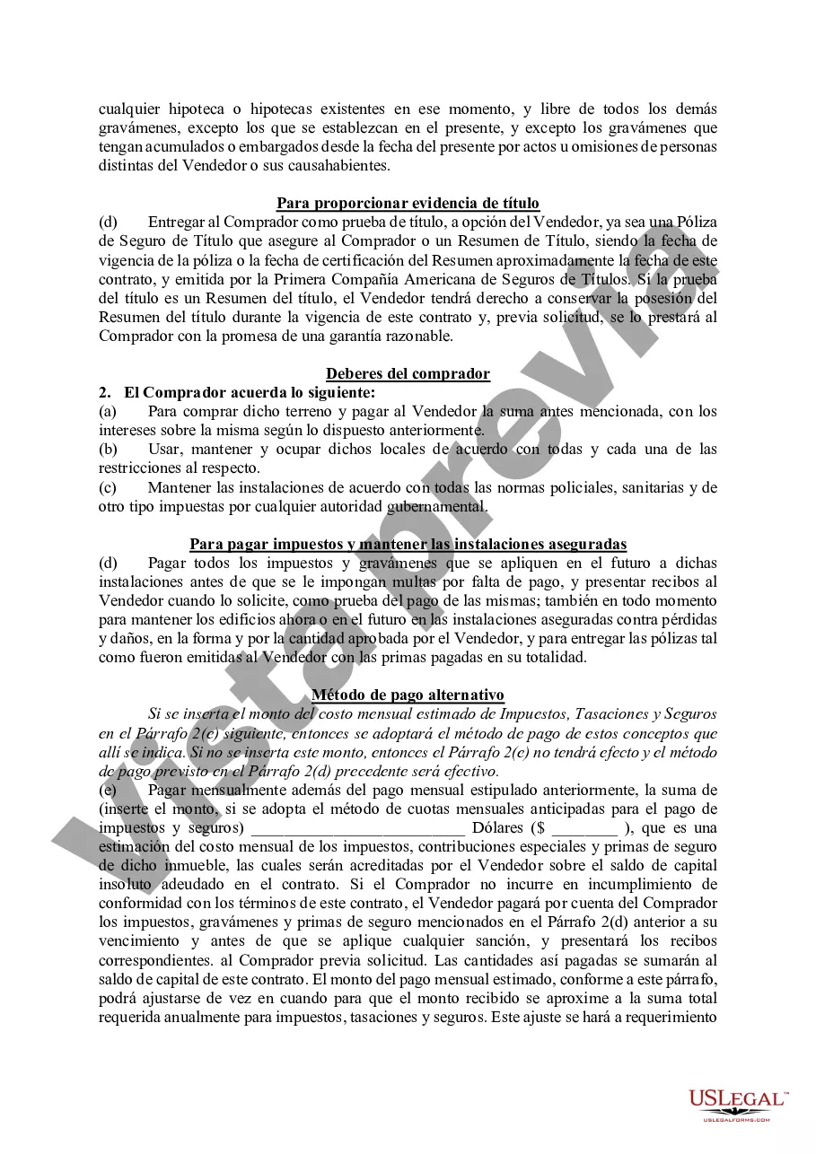 Preview Contrato de tierra