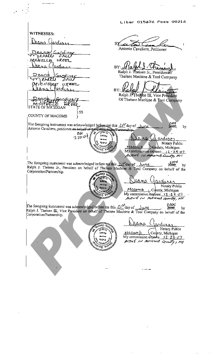 Preview Notice of Variance