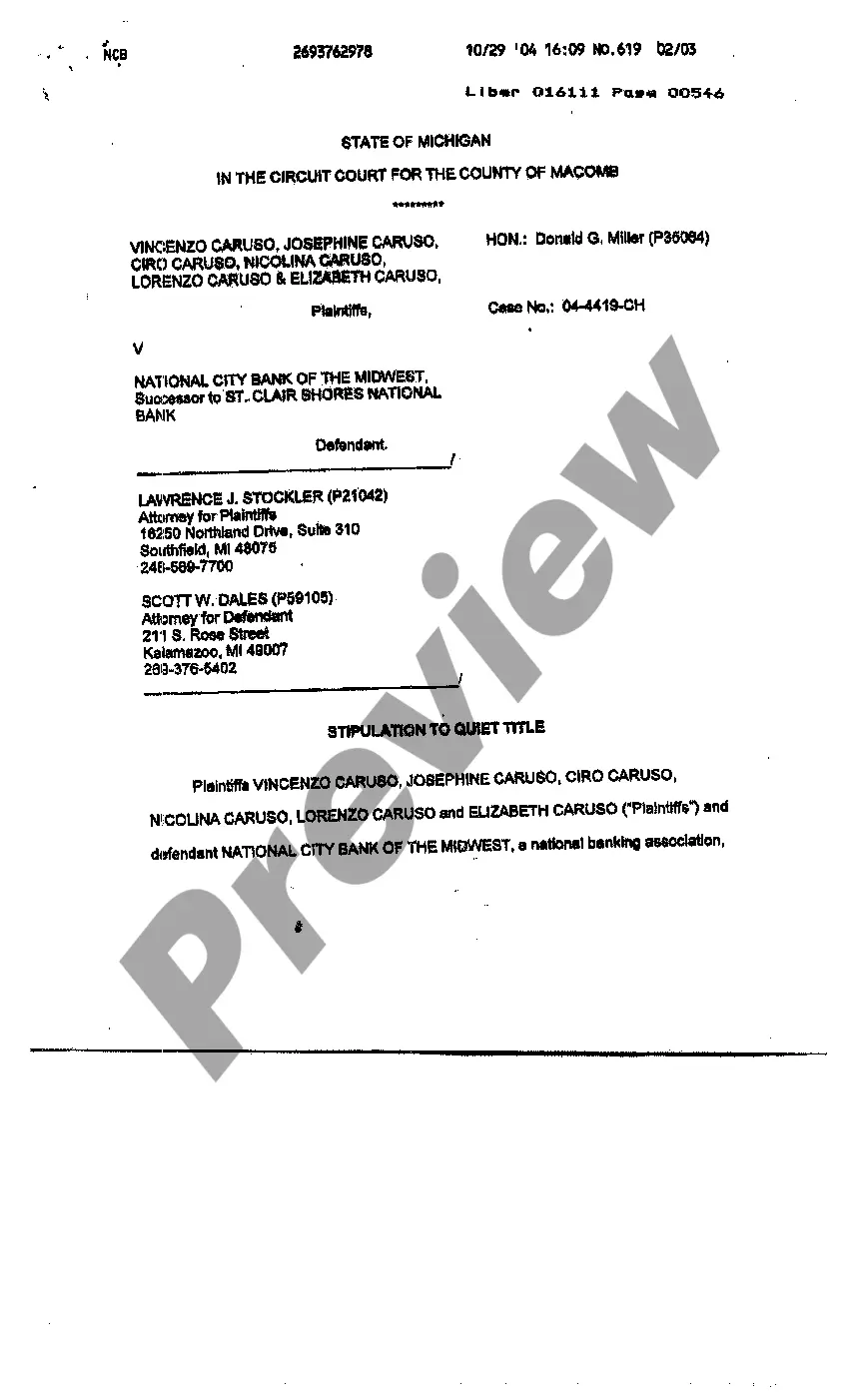 Get Order Quieting Title Preview Order Quieting Title