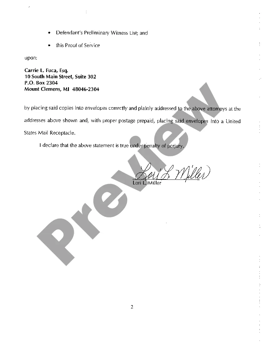 Preview A10 Proof of Service