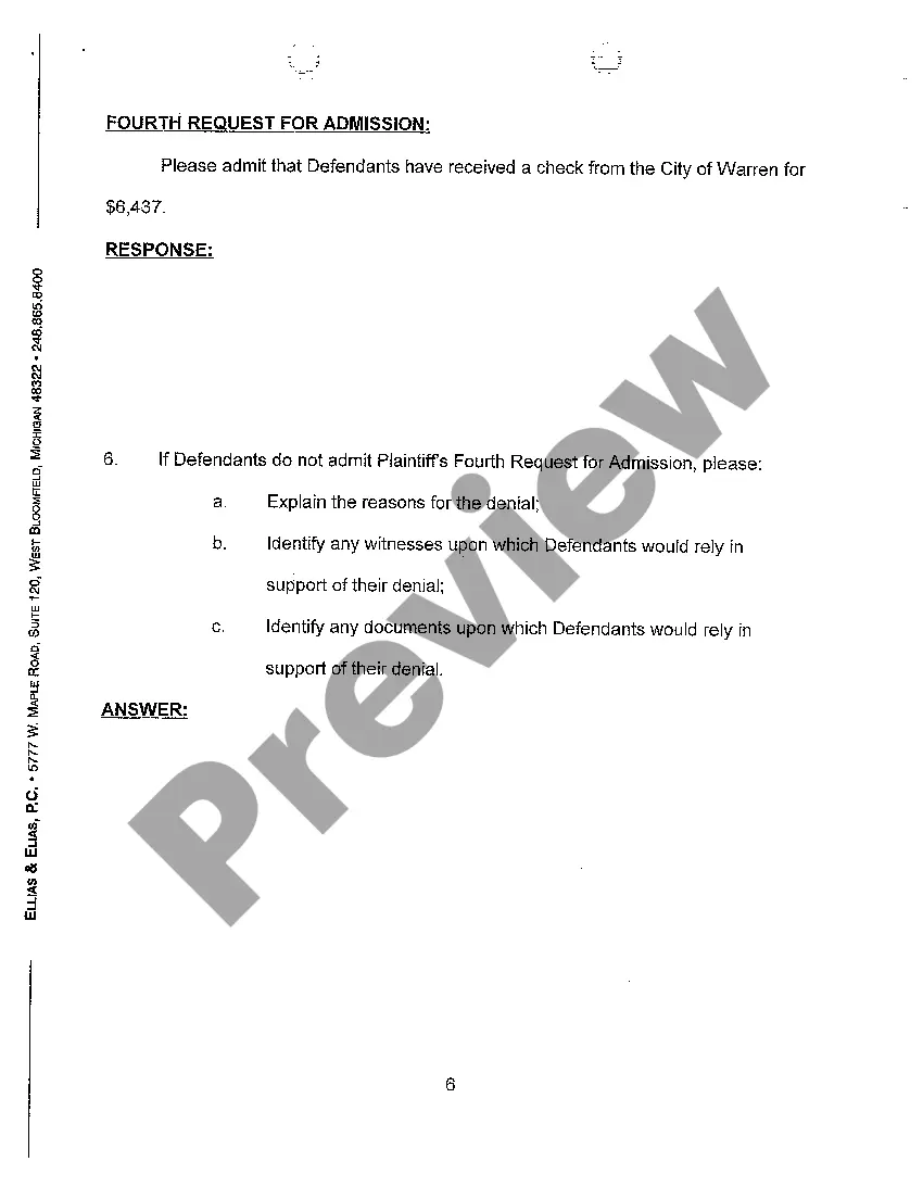 Preview A02 Plaintiff's First Interrogatories And Request for Admissions to Defendant
