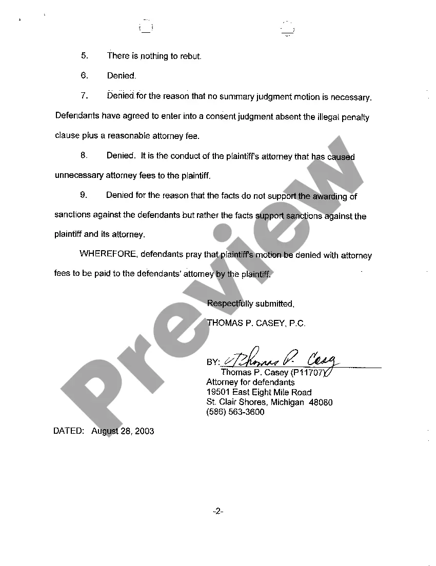 Get A10 Defendants Answer to Plaintiff's Motion to Compel Depositions of Defendants And for Sanctions Preview A10 Defendants Answer to Plaintiff's Motion to Compel Depositions of Defendants And for Sanctions