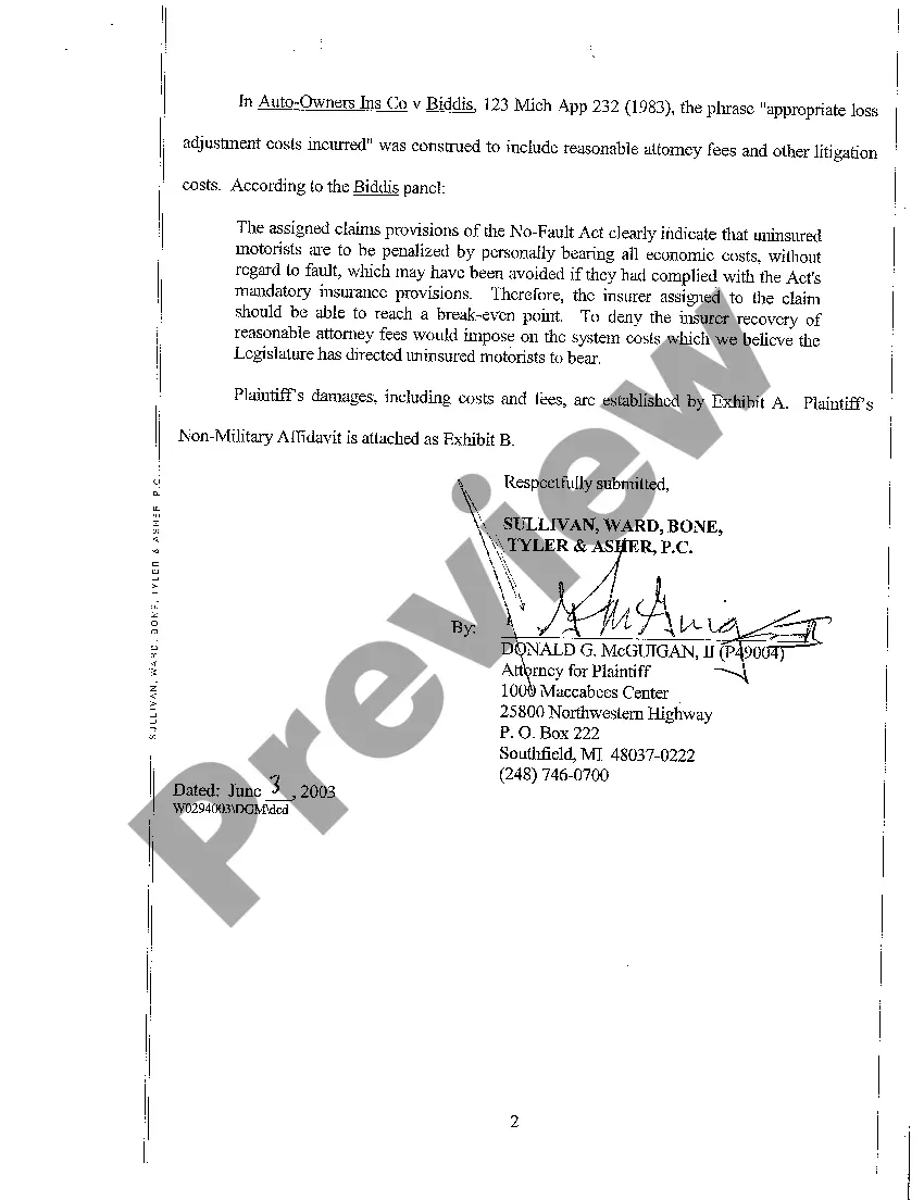 Preview A08 Brief In Support of Plaintiff's Motion for Default Judgment