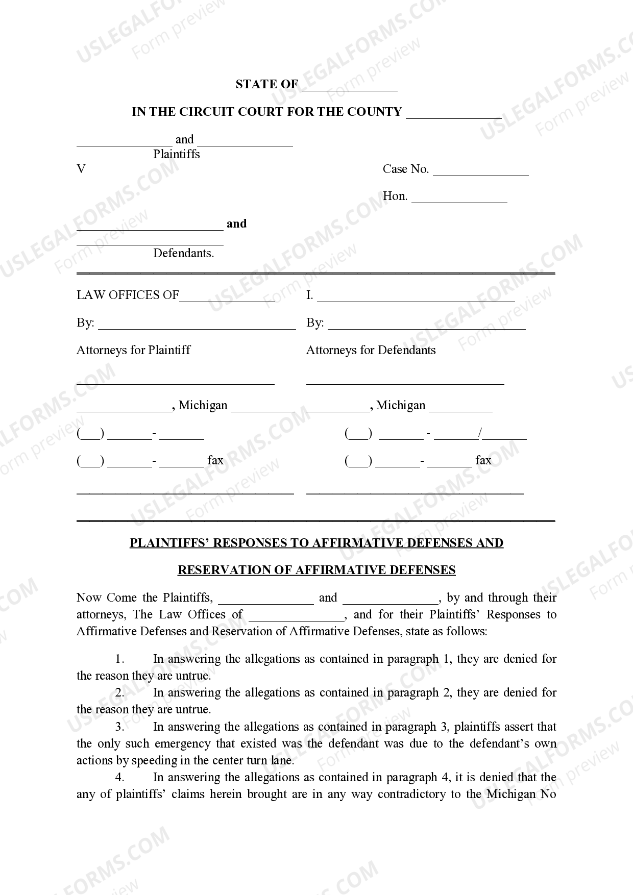 Notice of Unhealthy or Unsafe Living Conditions Landlord to Tenant