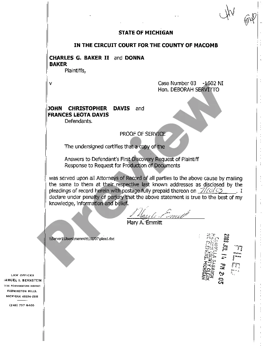 Preview A05 Notice of Taking Deposition