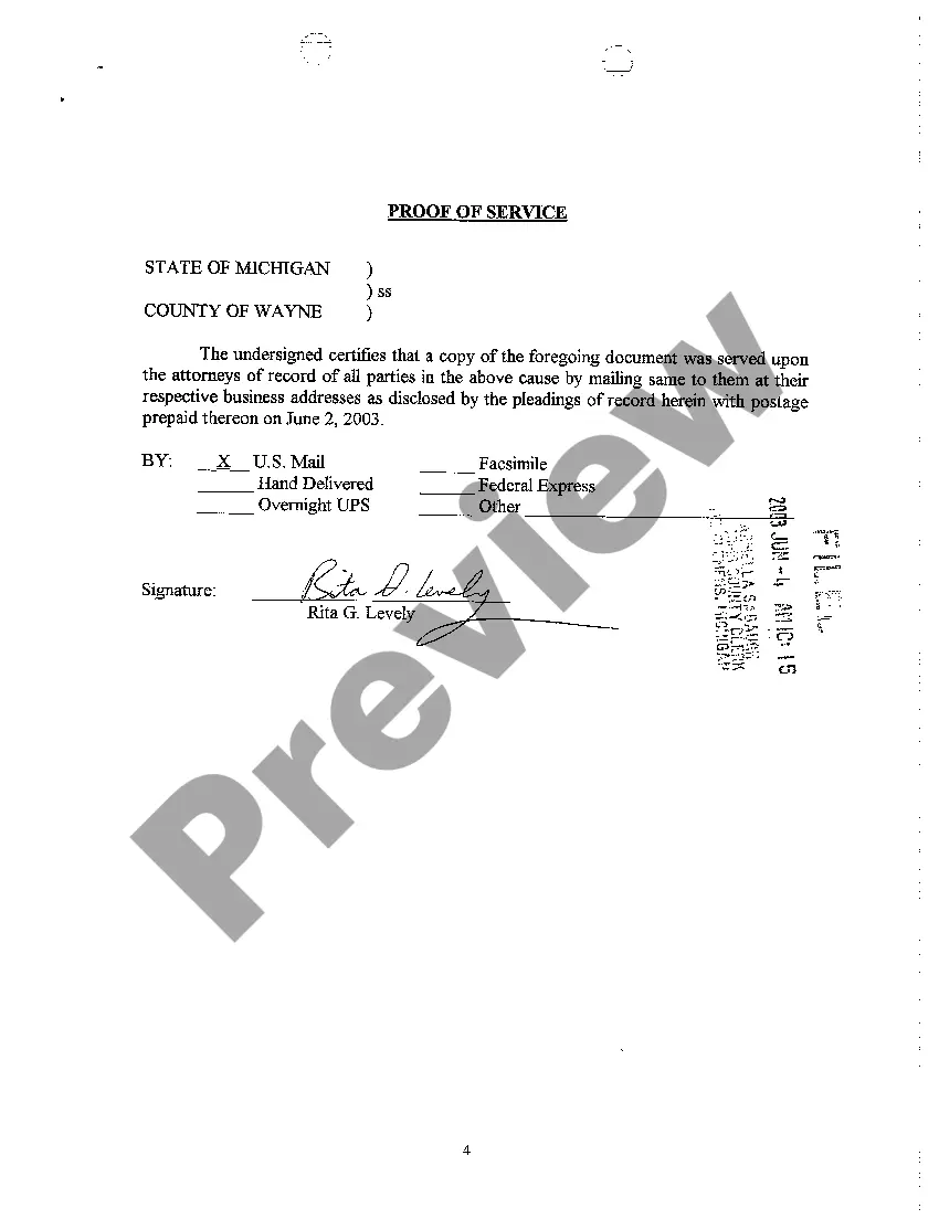 Preview A07 Defendant's Response to Plaintiff's Demand for Statement of Facts In Support of Affirmative Defenses