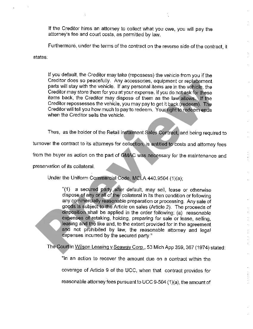 Get A06 Brief In Support of Motion for Entry of Default Judgment Award of Attorney Fees And for Issuance of Order to Seize Property Preview A06 Brief In Support of Motion for Entry of Default Judgment Award of Attorney Fees And for Issuance of Order to Seize Property