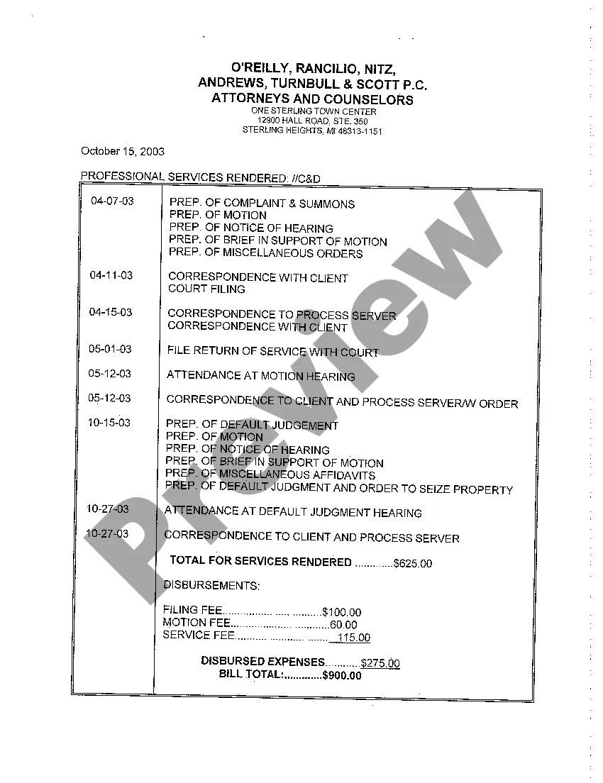 Preview A08 Affidavit for Attorney Fees