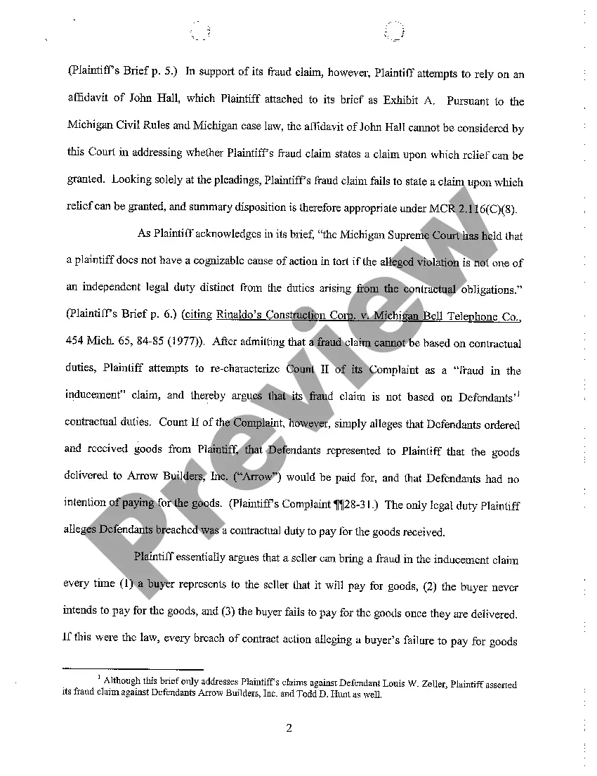 Get A13 Reply In Support of Summary Disposition Preview A13 Reply In Support of Summary Disposition