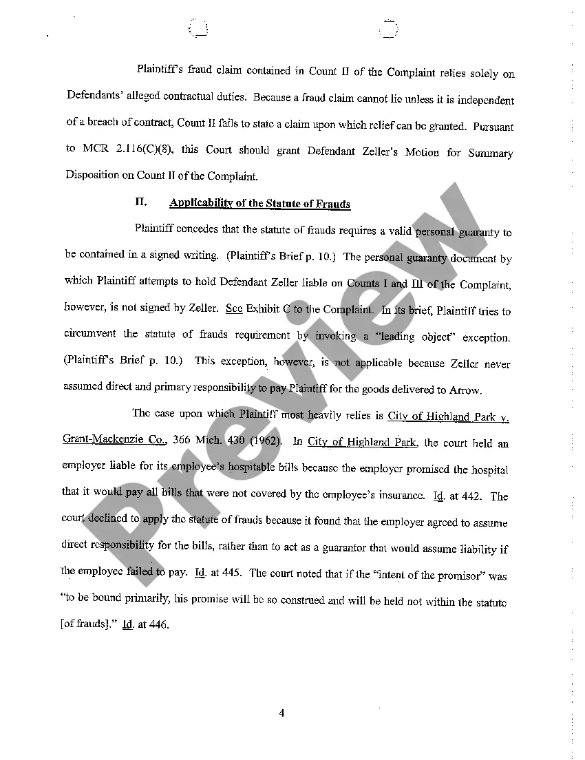 Get A13 Reply In Support of Summary Disposition Preview A13 Reply In Support of Summary Disposition