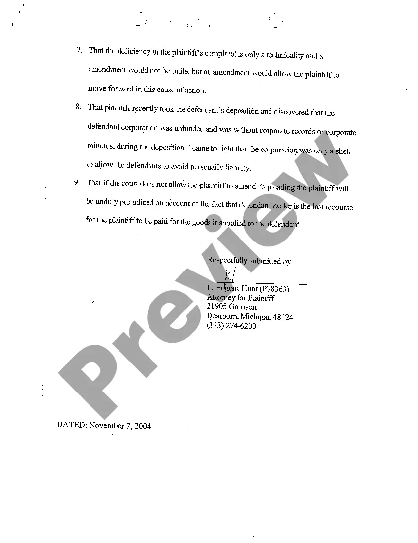 Preview A15 Motion for Reconsideration Pursuant And Motion to Amend Pleadings Pursuant