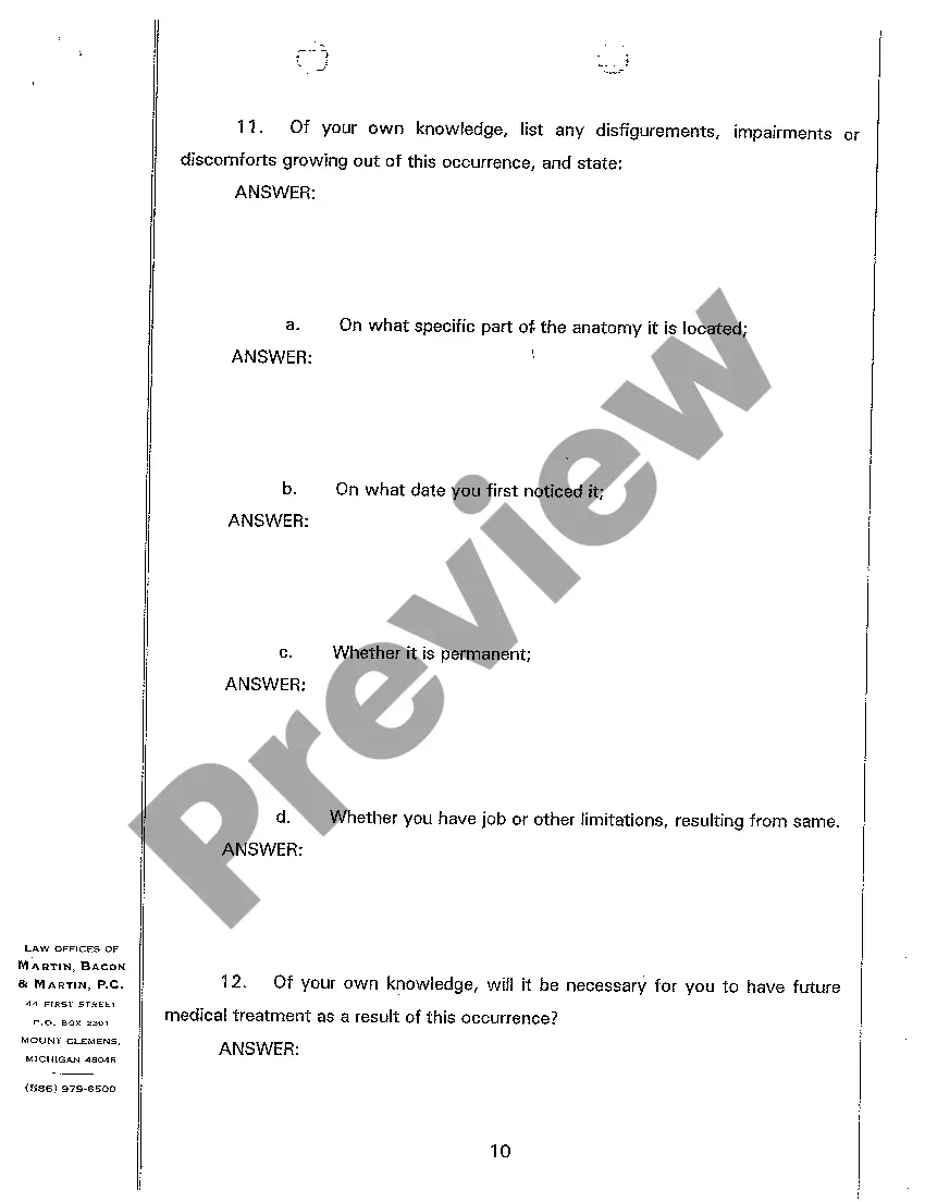 Preview A03 Defendant's Interrogatories to Plaintiff