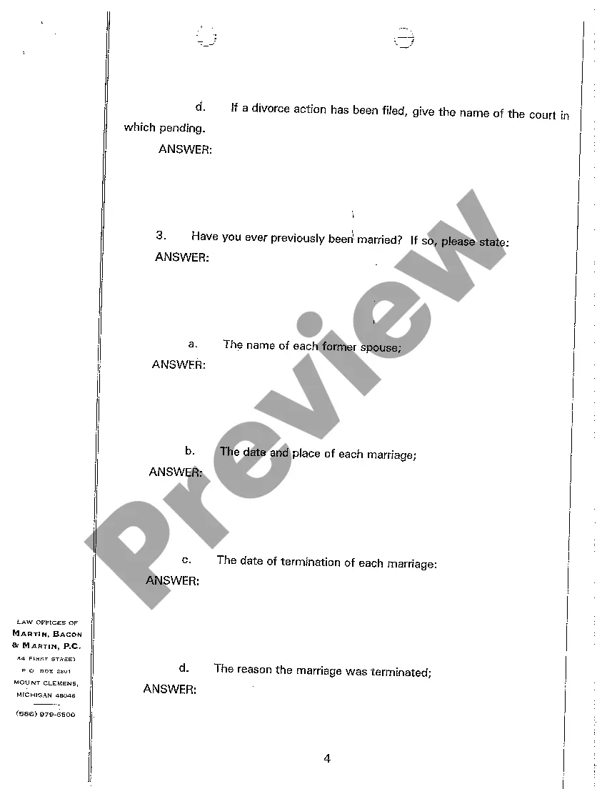 Preview A03 Defendant's Interrogatories to Plaintiff