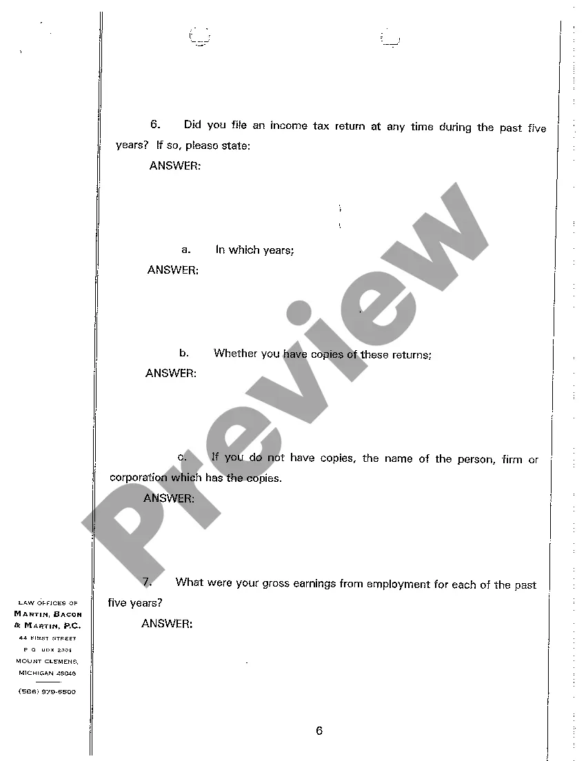 Preview A03 Defendant's Interrogatories to Plaintiff