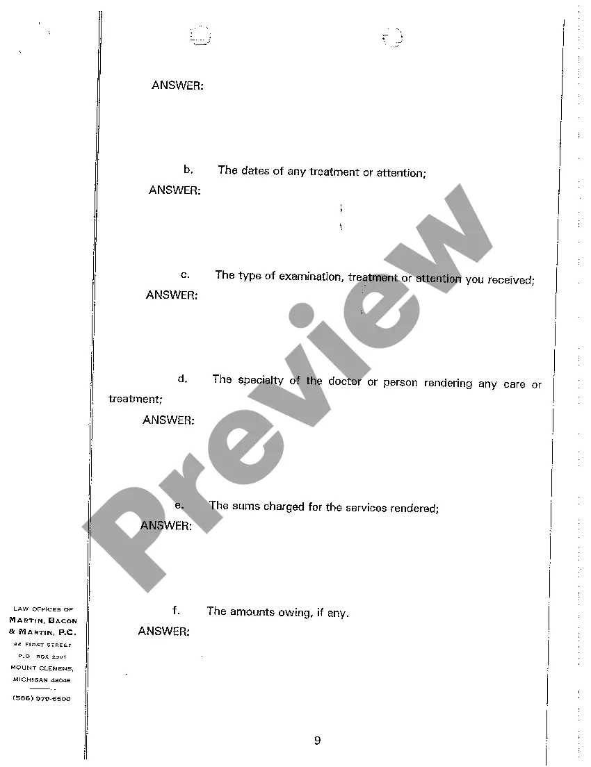 Preview A03 Defendant's Interrogatories to Plaintiff