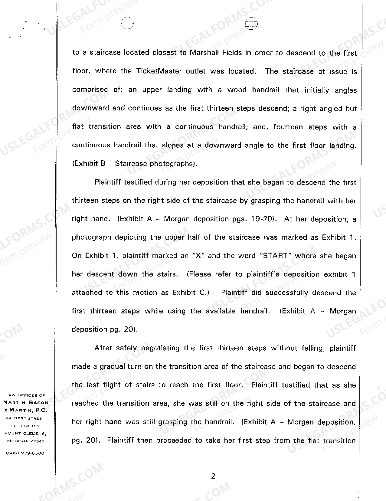 Michigan Brief In Support of Defendant's Motion for Summary Disposition