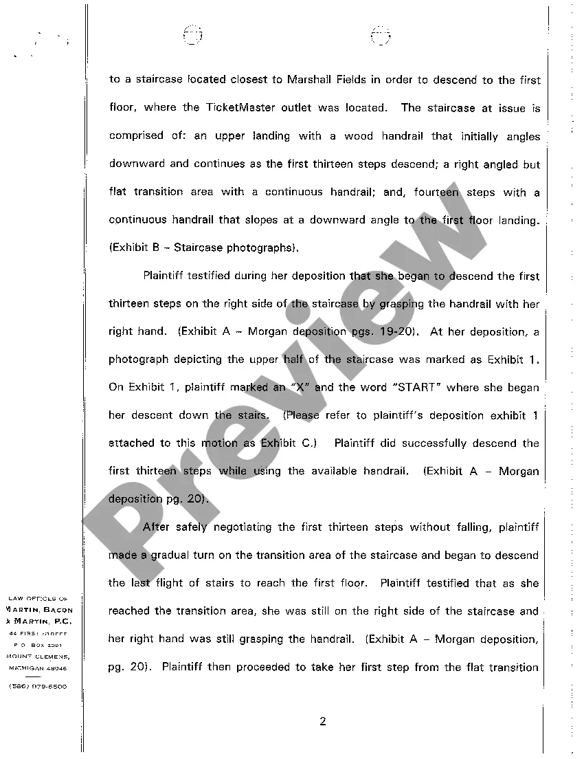Get A09 Brief In Support of Defendant's Motion for Summary Disposition Preview A09 Brief In Support of Defendant's Motion for Summary Disposition