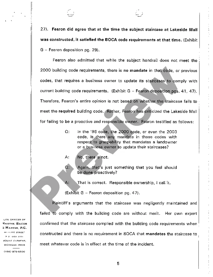 Get A09 Brief In Support of Defendant's Motion for Summary Disposition Preview A09 Brief In Support of Defendant's Motion for Summary Disposition