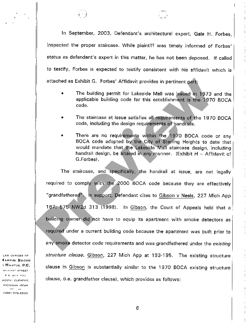 Get A09 Brief In Support of Defendant's Motion for Summary Disposition Preview A09 Brief In Support of Defendant's Motion for Summary Disposition