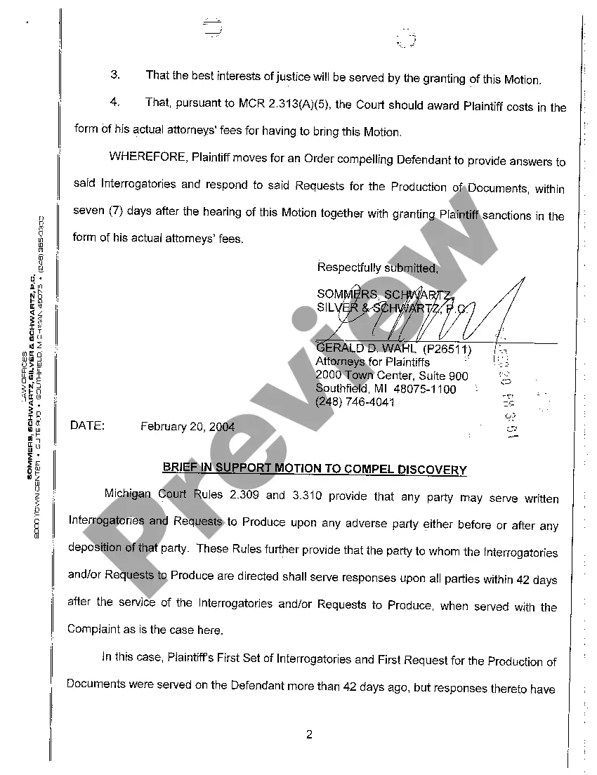 Preview A03 Plaintiff Motion to Compel Discovery