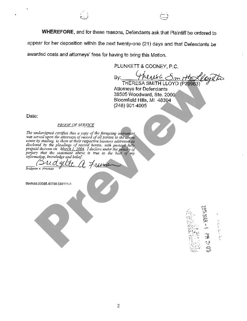 Get A04 Defendants' Motion to Compel Discovery Preview A04 Defendants' Motion to Compel Discovery