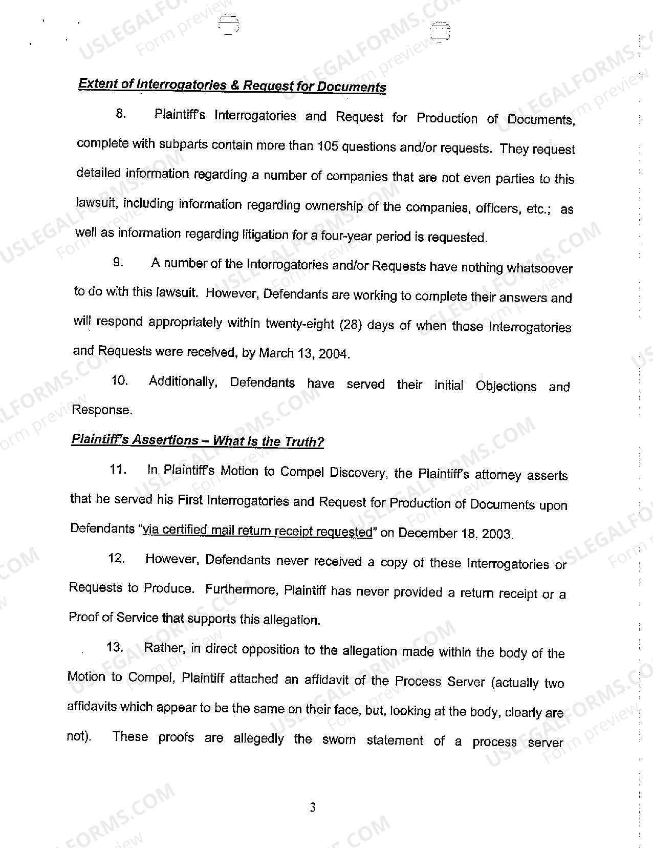 Sterling Heights Michigan Defendants Answer To Plaintiff s Motion To 