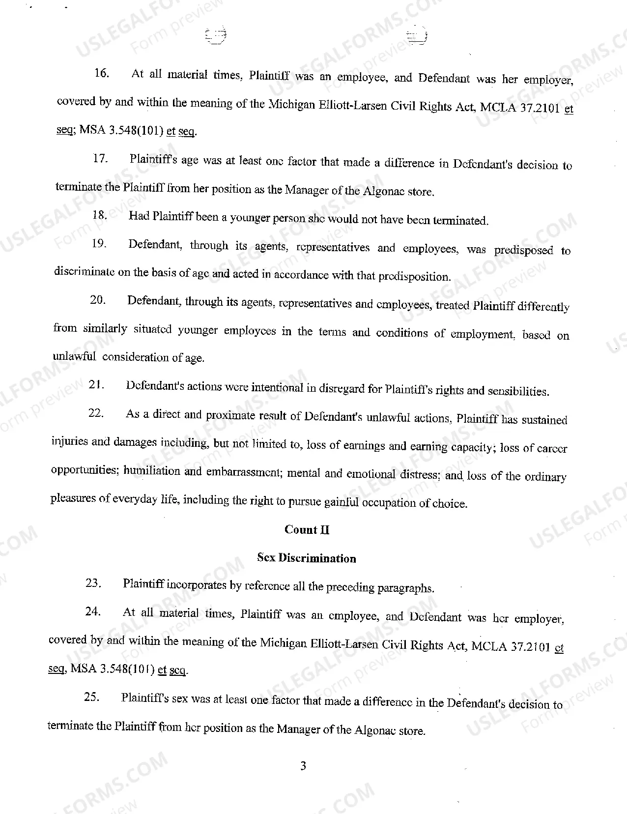 Preview A01 Complaint regarding Age and Sex Discrimination