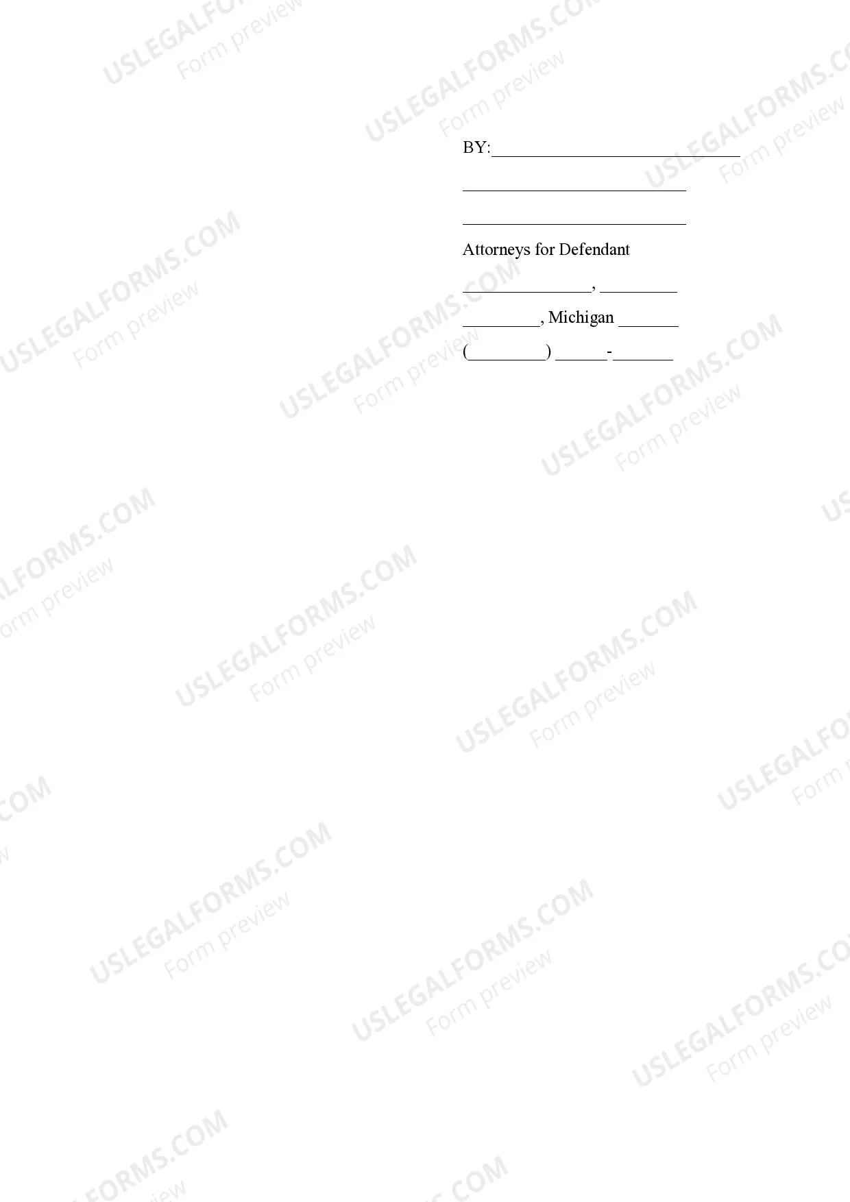 Preview Affirmative Defenses by Defendant