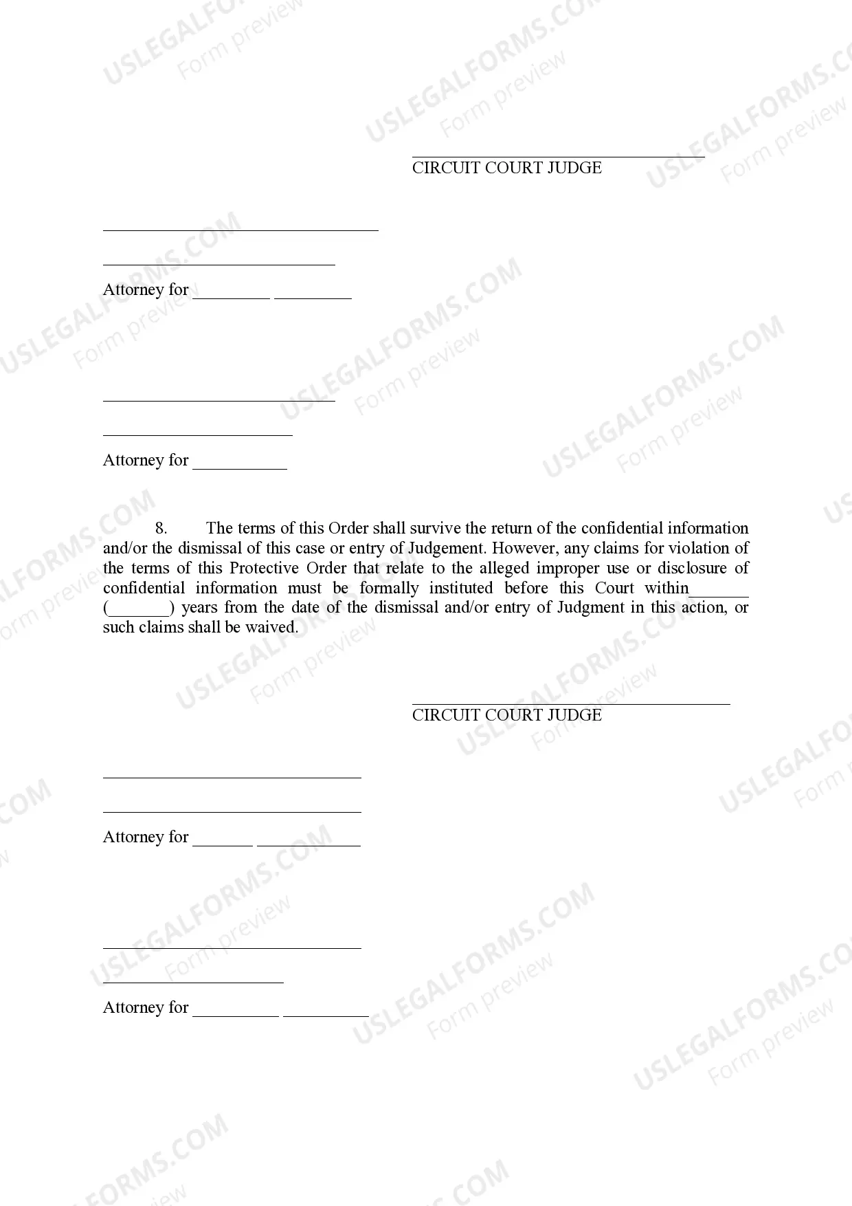 Preview Stipulated Protective Order