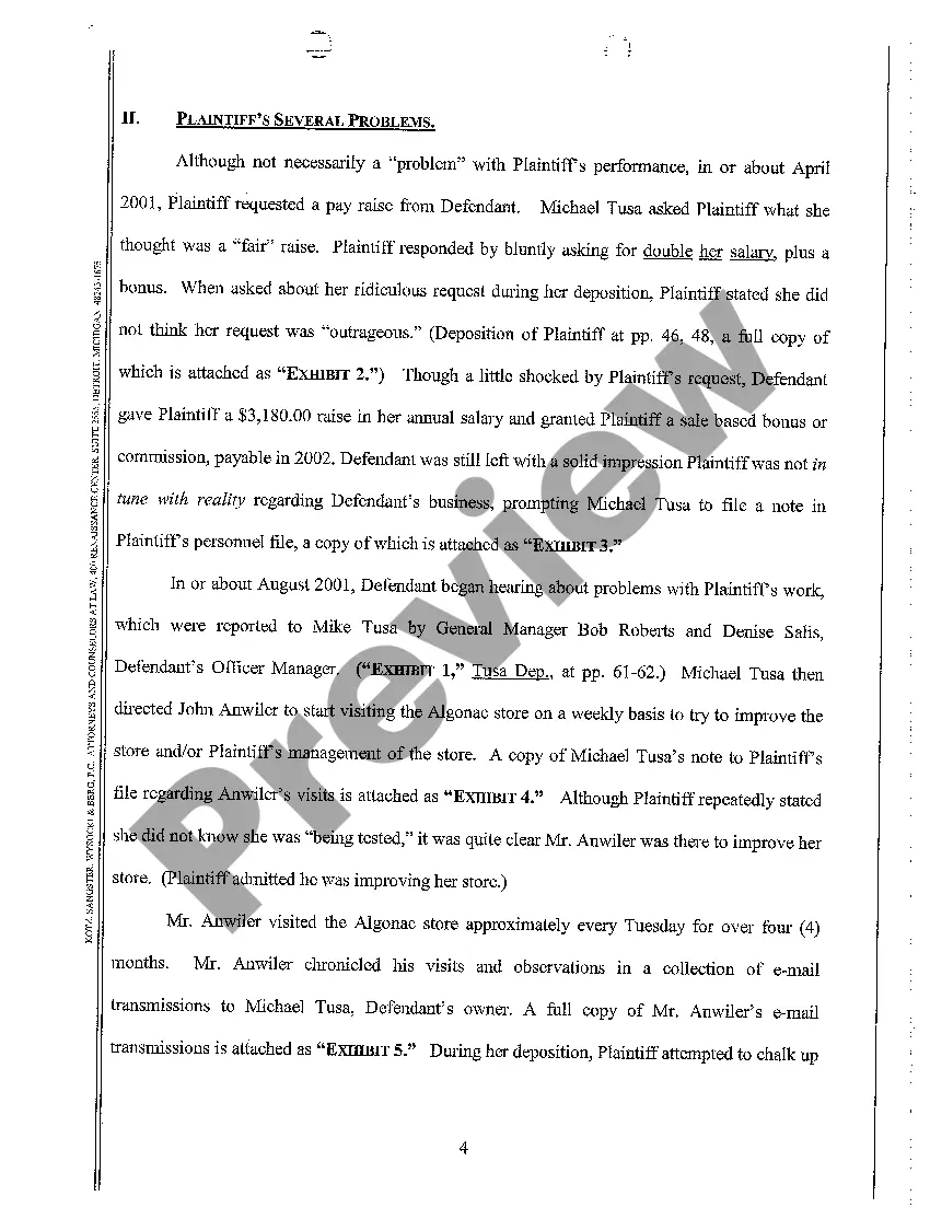 Get A10 Brief In Support of Motion for Summary Disposition Preview A10 Brief In Support of Motion for Summary Disposition