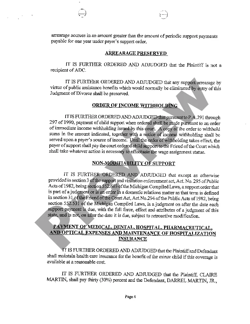 Preview A04 Judgment of Divorce