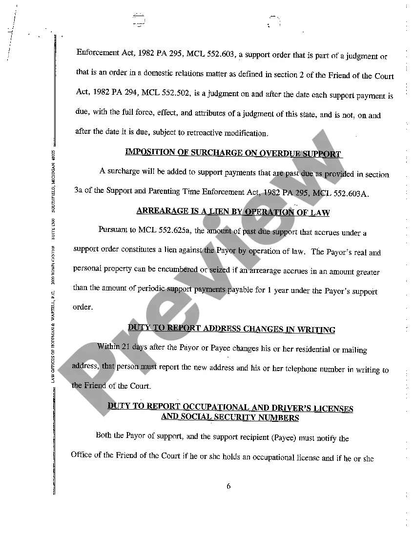 Preview A10 Judgment of Divorce