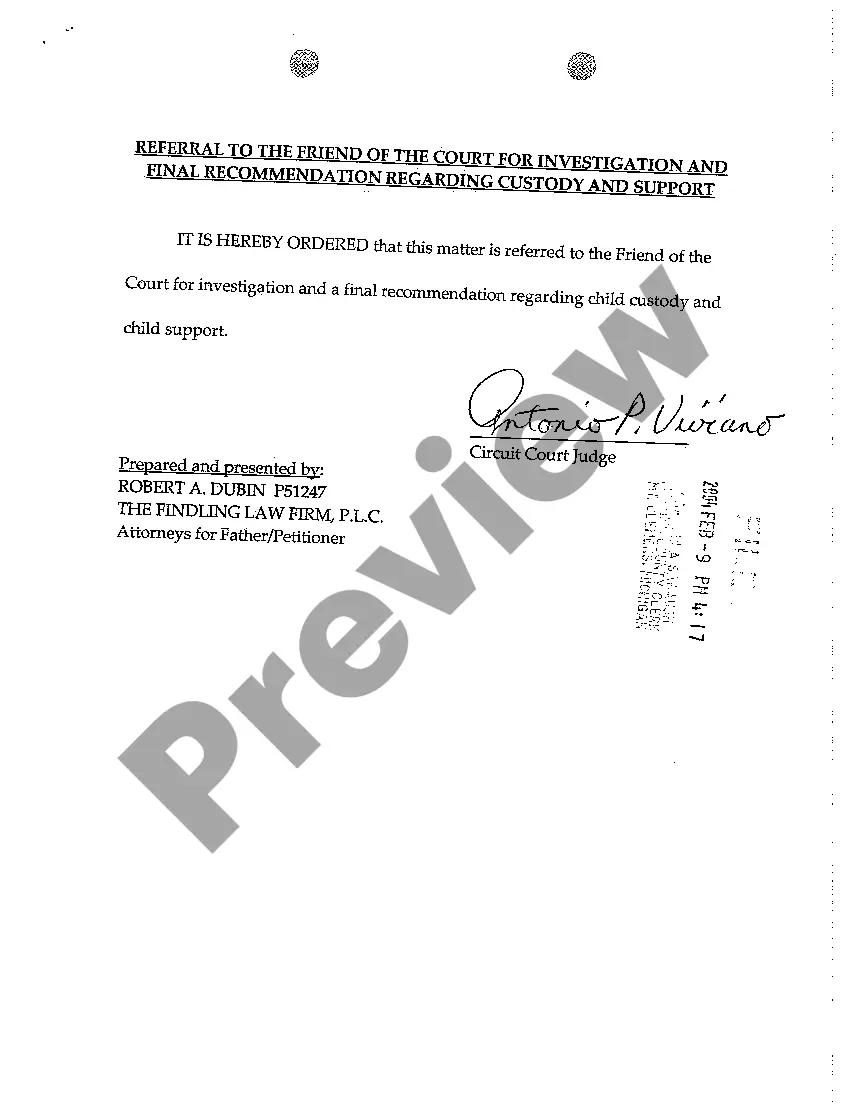 Get A03 Order of Temporary Change of Custody, Parenting Time, and Modifying Child Support Preview A03 Order of Temporary Change of Custody, Parenting Time, and Modifying Child Support