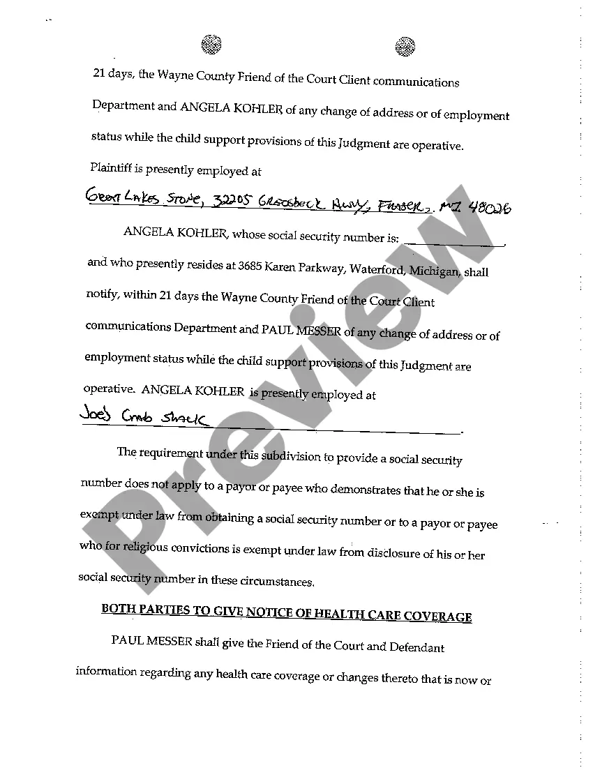 Get A03 Order of Temporary Change of Custody, Parenting Time, and Modifying Child Support Preview A03 Order of Temporary Change of Custody, Parenting Time, and Modifying Child Support