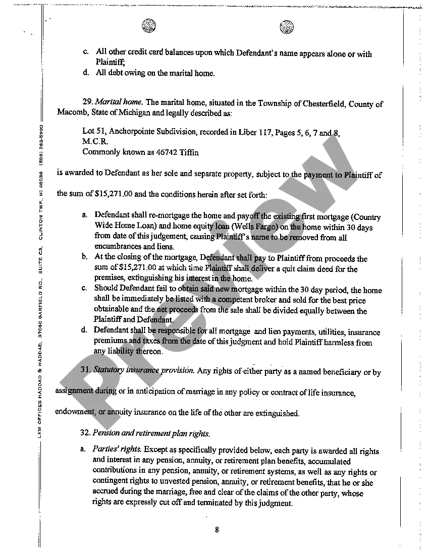 Get A08 Consent Judgment of Divorce Preview A08 Consent Judgment of Divorce