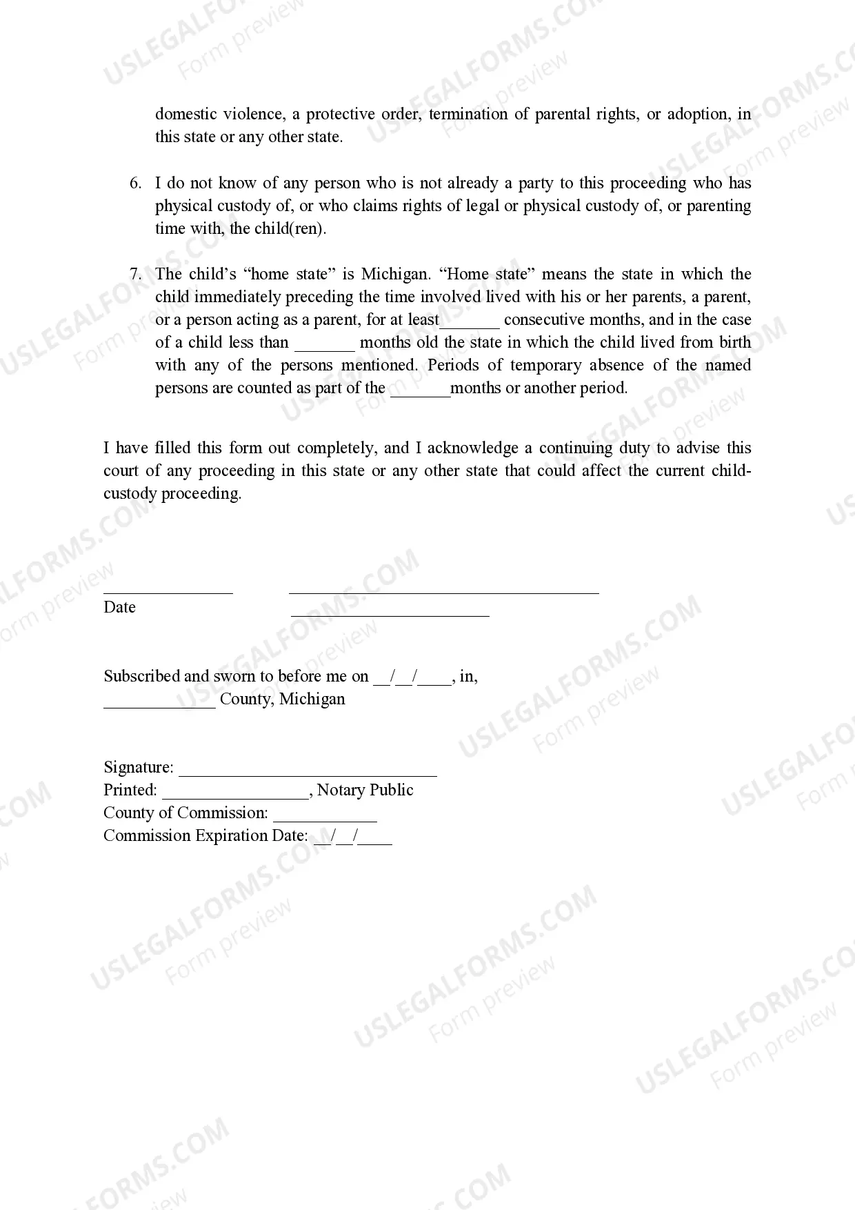 Preview Uniform Child Custody Jurisdiction and Enforcement Act