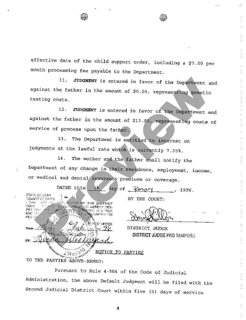 Preview A04 Default Judgment