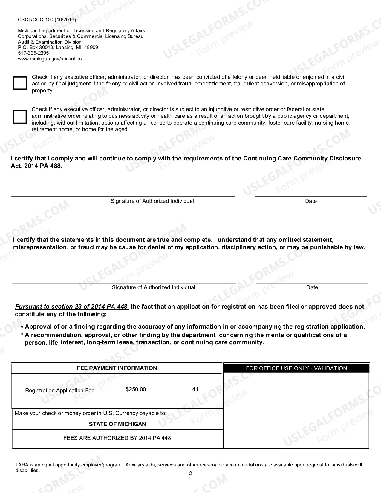 Preview Application To Register Securities By Notification