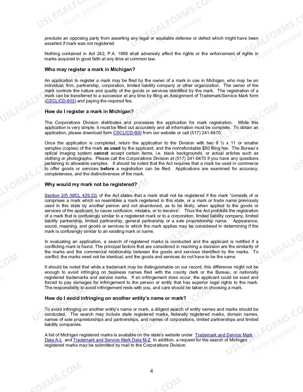 Preview UNIFORM CLASSIFICATION of GOODS/SERVICES