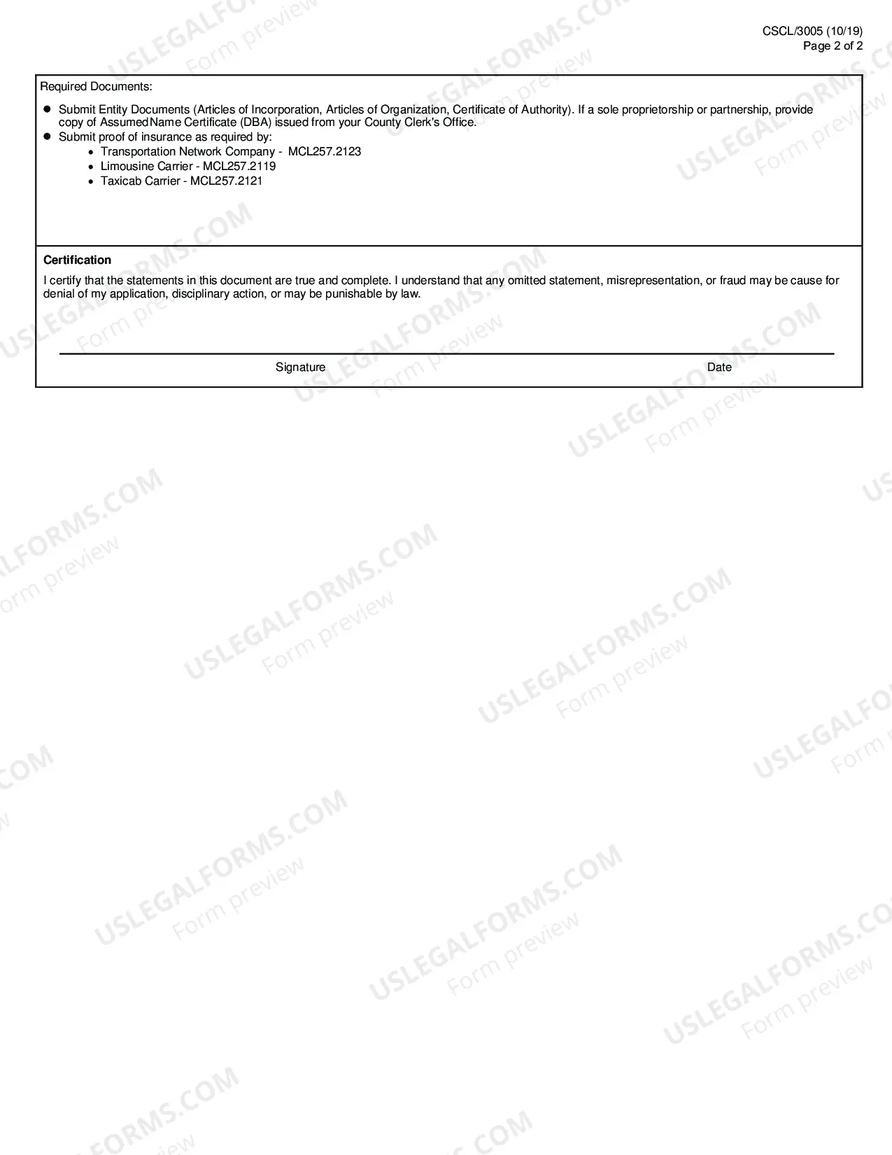 Preview Transportation Network Company, Limousine Carrier Or Taxicab Carrier Application