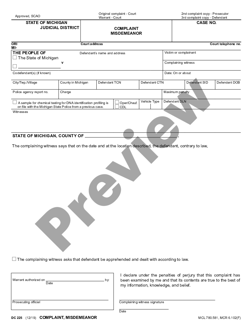 michigan-complaint-and-warrant-misdemeanor-us-legal-forms